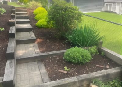 Adams Landscape Design Mulch Installation - example