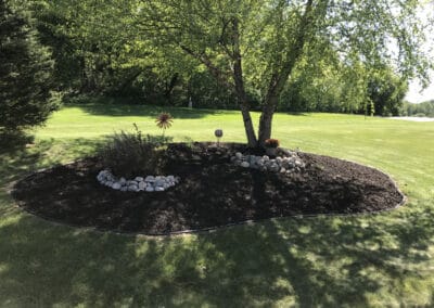 Adams Landscape Design Mulch Installation - example