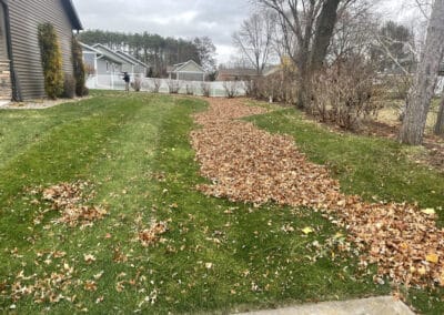 Adams Landscape Design Spring and Fall Cleanup / Leaf Removal - example