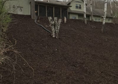 Adams Landscape Design Mulch Installation - example